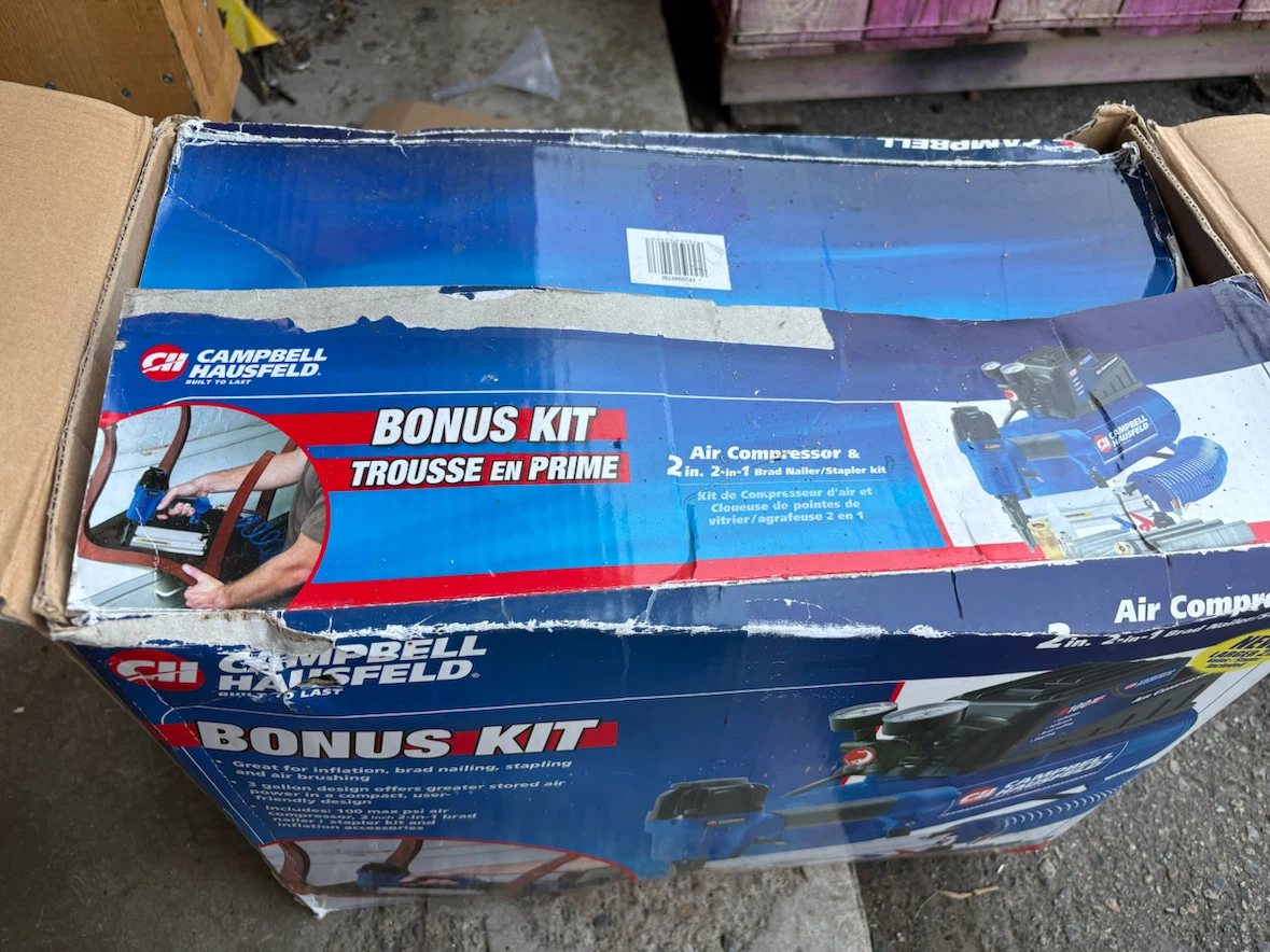 Campbell Hausfeld Air Compressor & 2-in-1 Brad Nailer/Stapler - photo 2