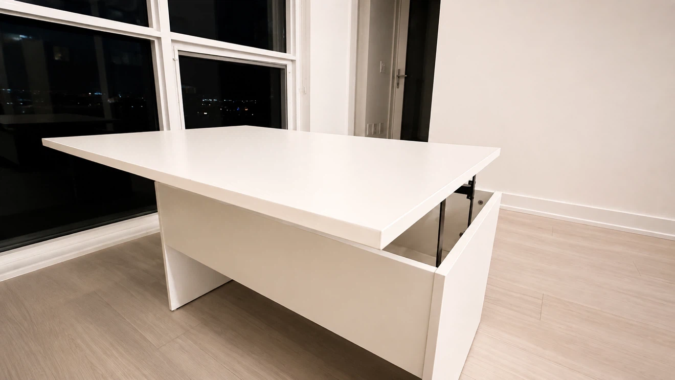IKEA ÖSTAVALL Adjustable Lift-Top Coffee Table – Brand New