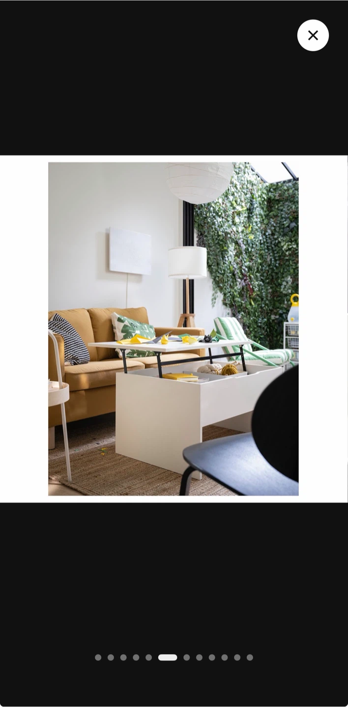 IKEA ÖSTAVALL Adjustable Lift-Top Coffee Table – Brand New - photo 5