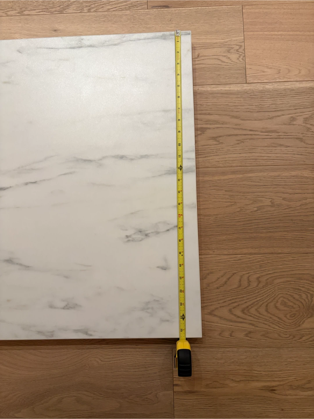 Countertop/Desktop White Marble Effect Laminate - photo 4
