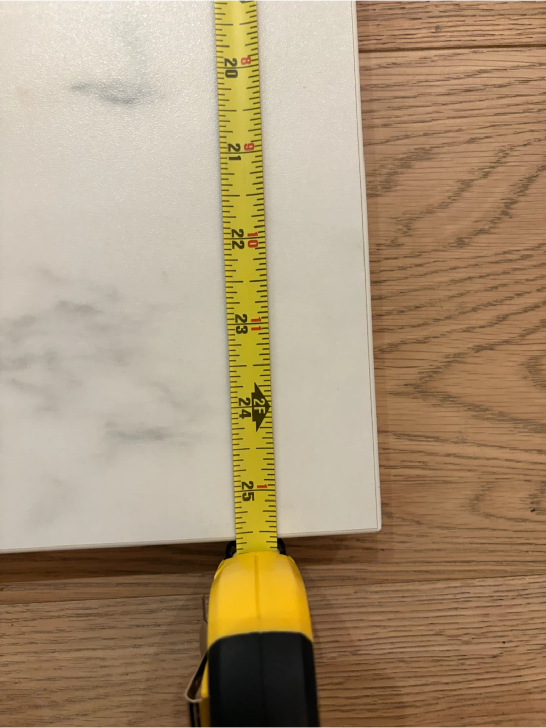 Countertop/Desktop White Marble Effect Laminate - photo 5