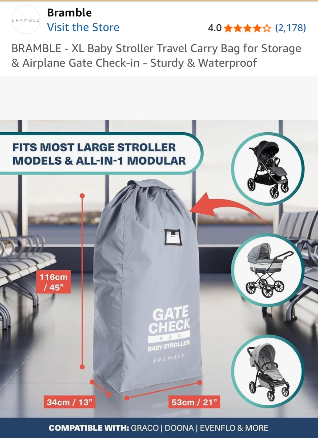 Stroller Travel Carry Bag