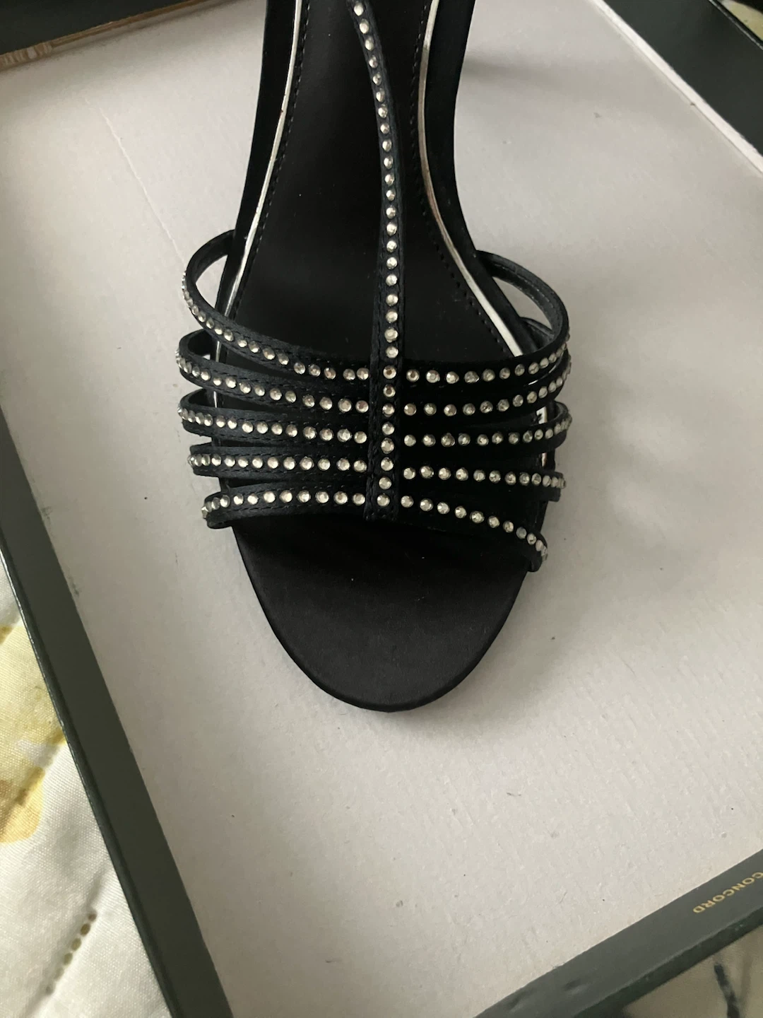 Ralph Lauren Adasia Black Embellished Heels - Size 8.5B - photo 5