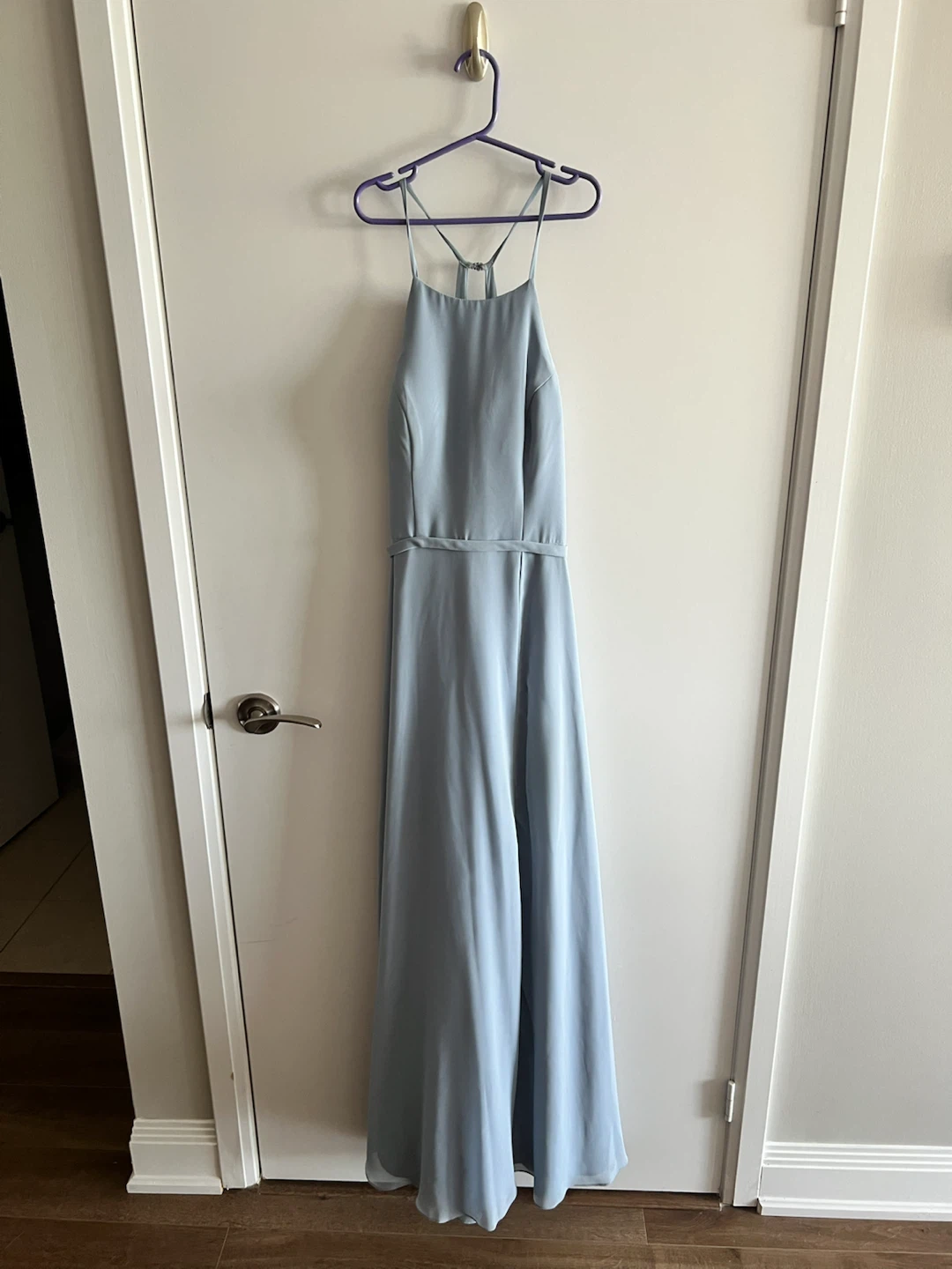 Azazie Dusty Blue Bridesmaid Dress - photo 2