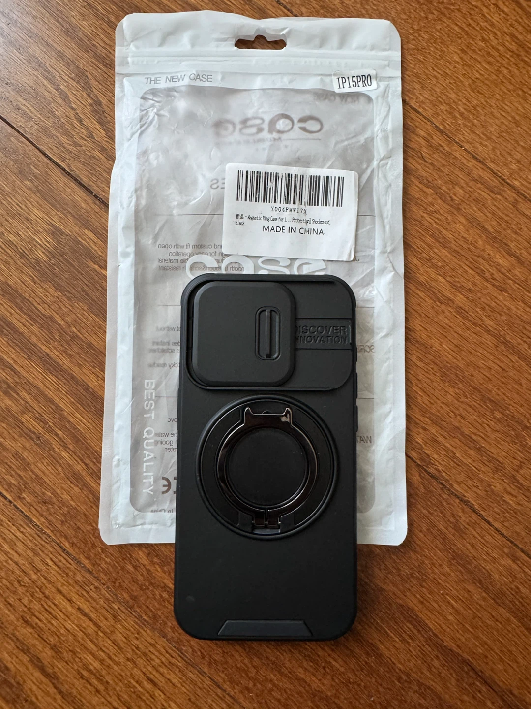 COSOC IP15PRO Magnetic Ring Case with Camera Cover - photo 4