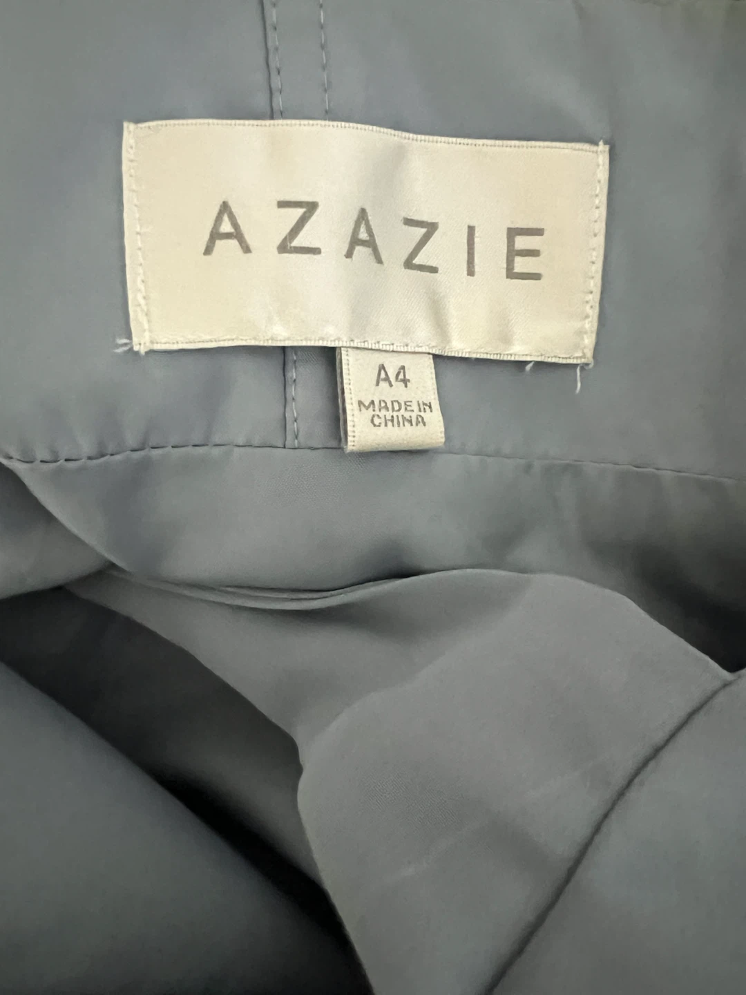 Azazie Dusty Blue Bridesmaid Dress - photo 4