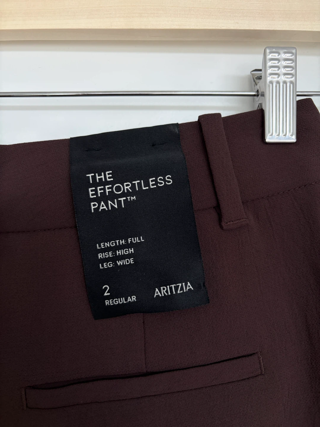 Aritzia The Effortless Pant size 2