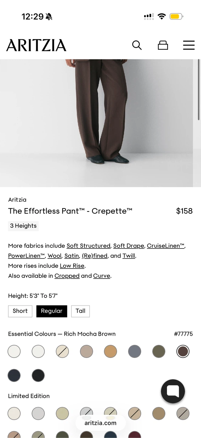 Aritzia The Effortless Pant size 2 - photo 5