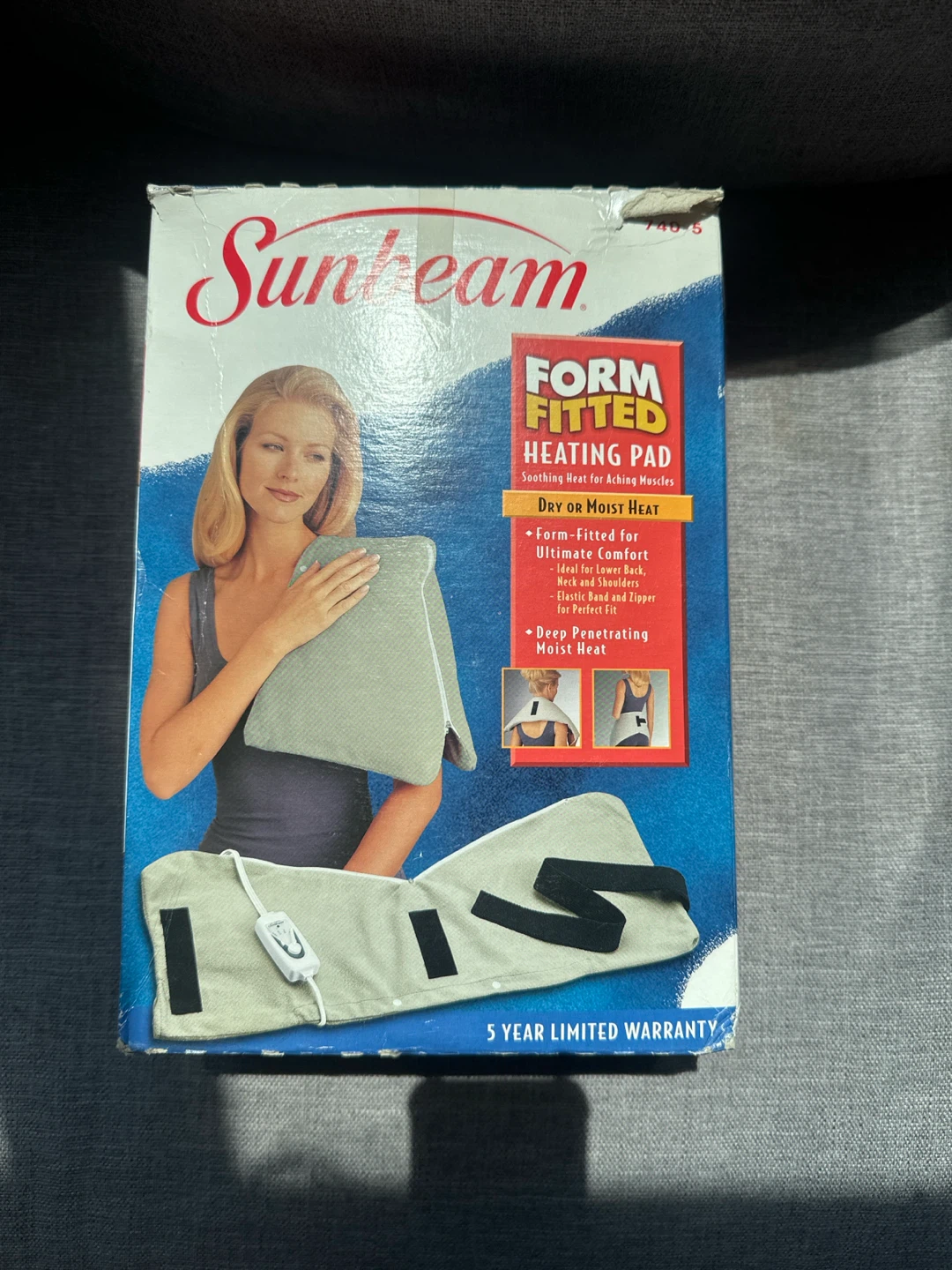 Sunbeam Form Fitted Heating Pad
