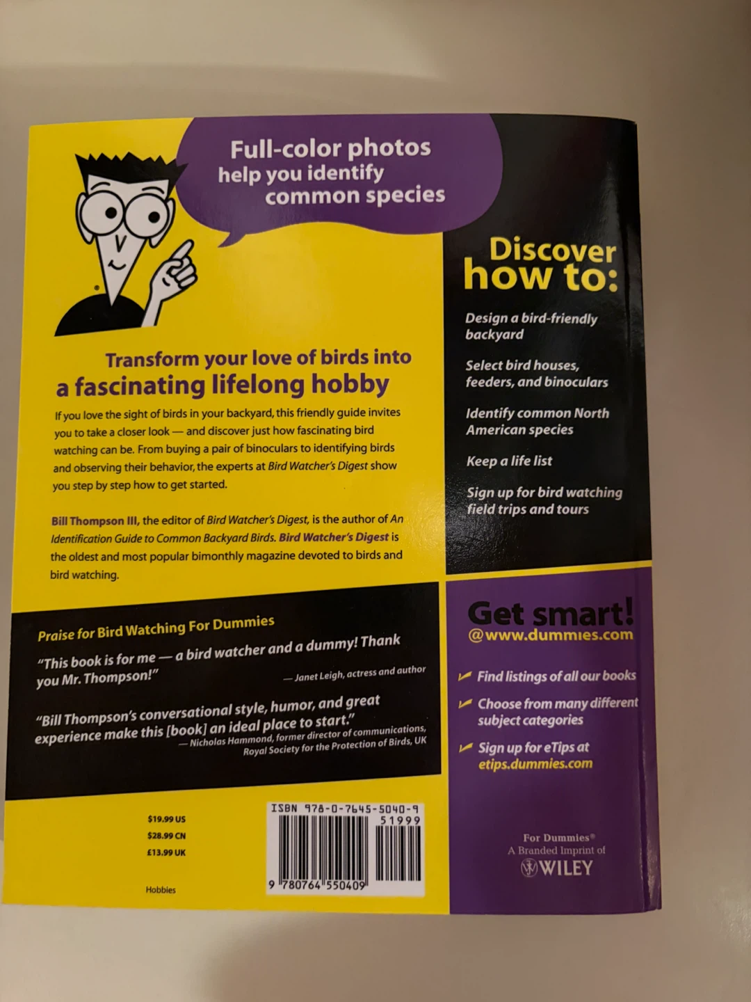 Bird Watching For Dummies Book - photo 2