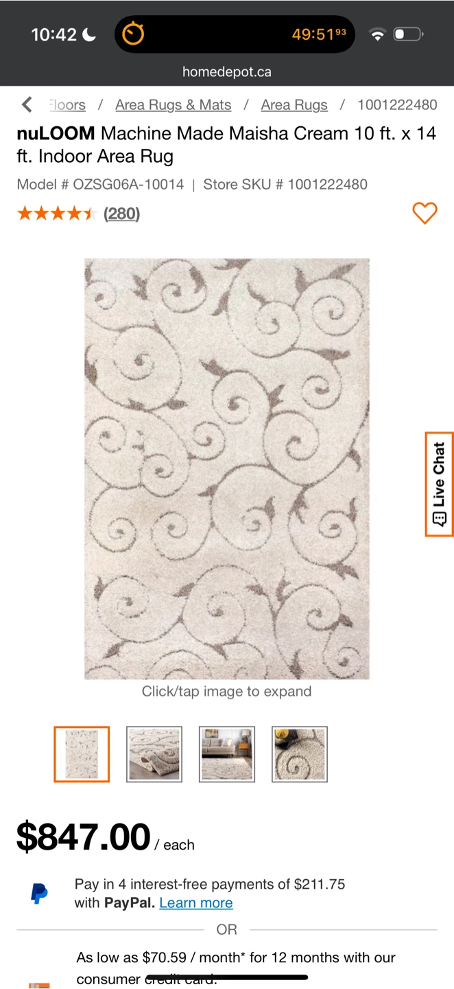 nuLOOM Maisha Machine Made Cream Area Rug - photo 4