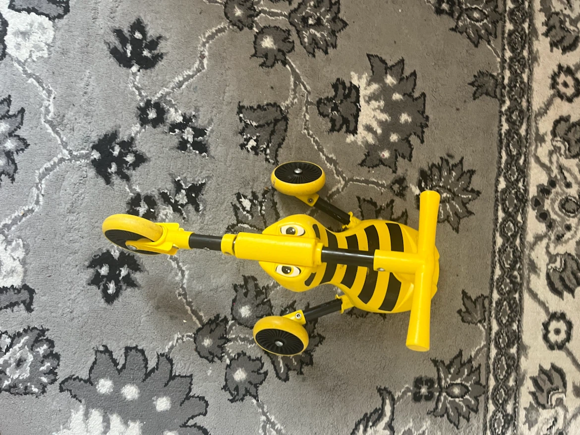Yellow Bee Ride-On Scooter
