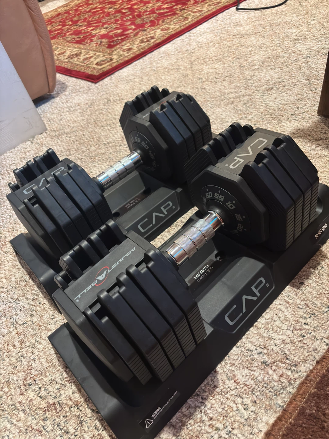 CAP Adjustable Dumbbells (Pair) 55lbs