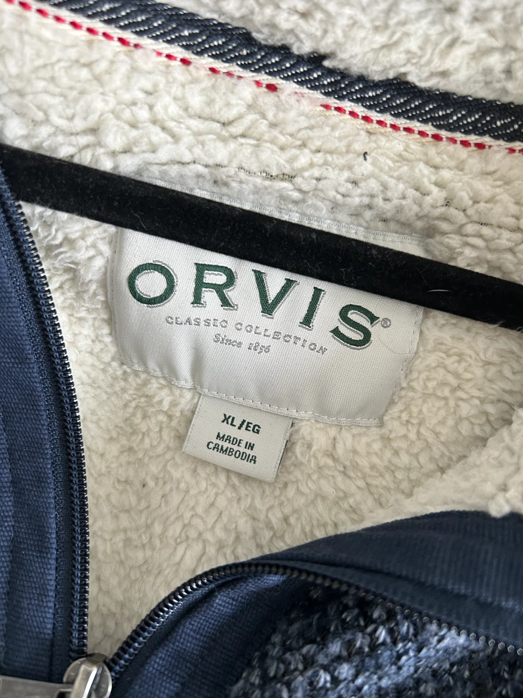 Orvis 1/4 Zip Fleece Pullover Sweater XL - photo 2
