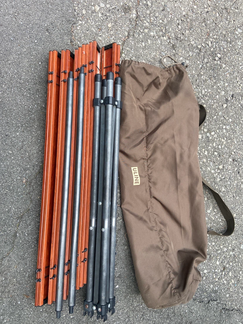 Uline Portable Folding Table with Carrying Bag - photo 3