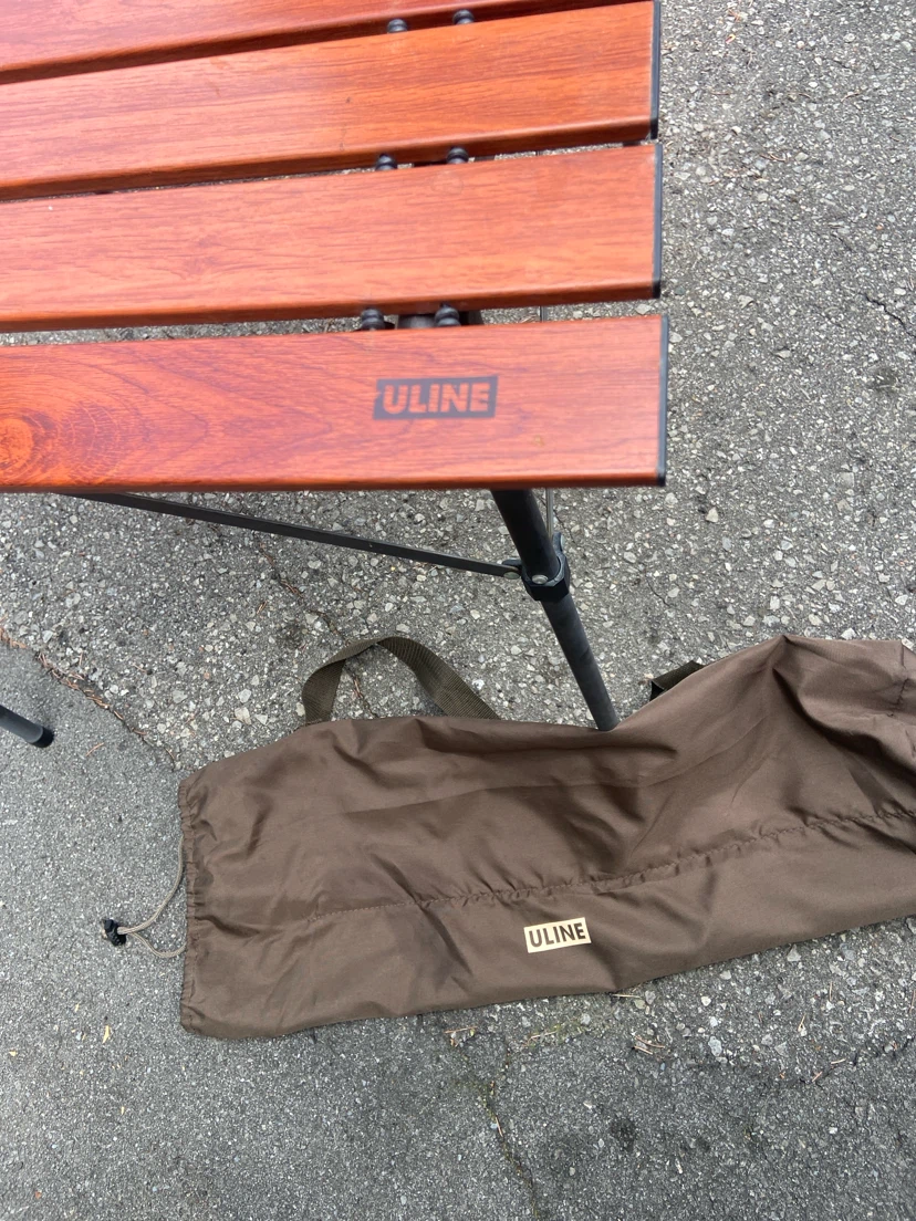 Uline Portable Folding Table with Carrying Bag - photo 4