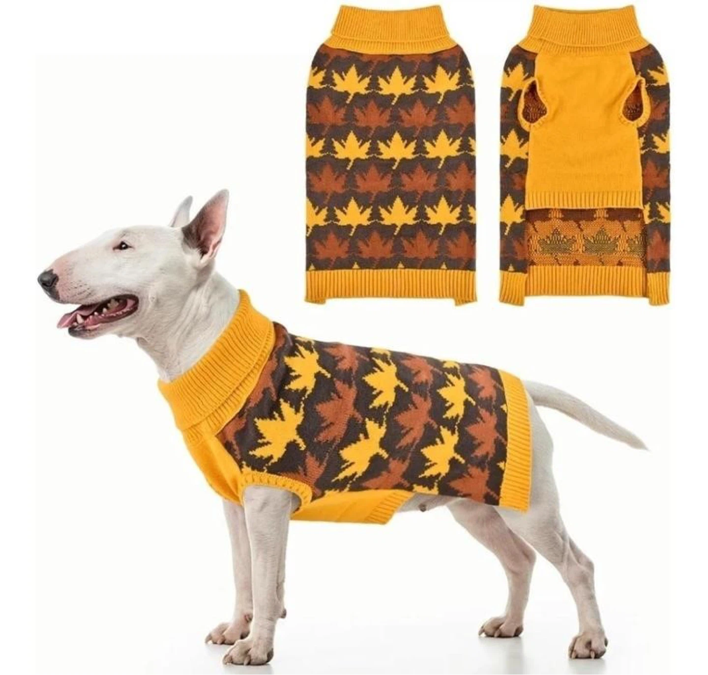 LYSSKMK Fall themed Dog Sweater - New
