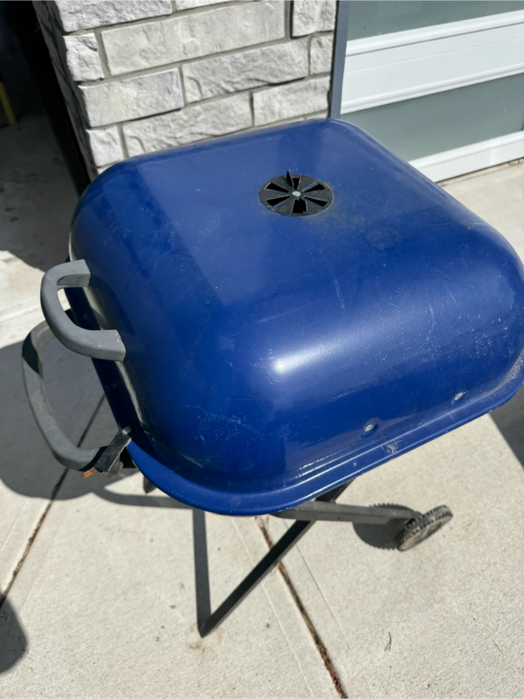 Blue Portable Grill