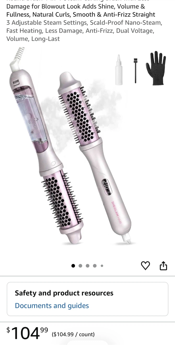 SHEGLAM Hydra Shot Steam Blowout Brush Pro 1.5 Inch