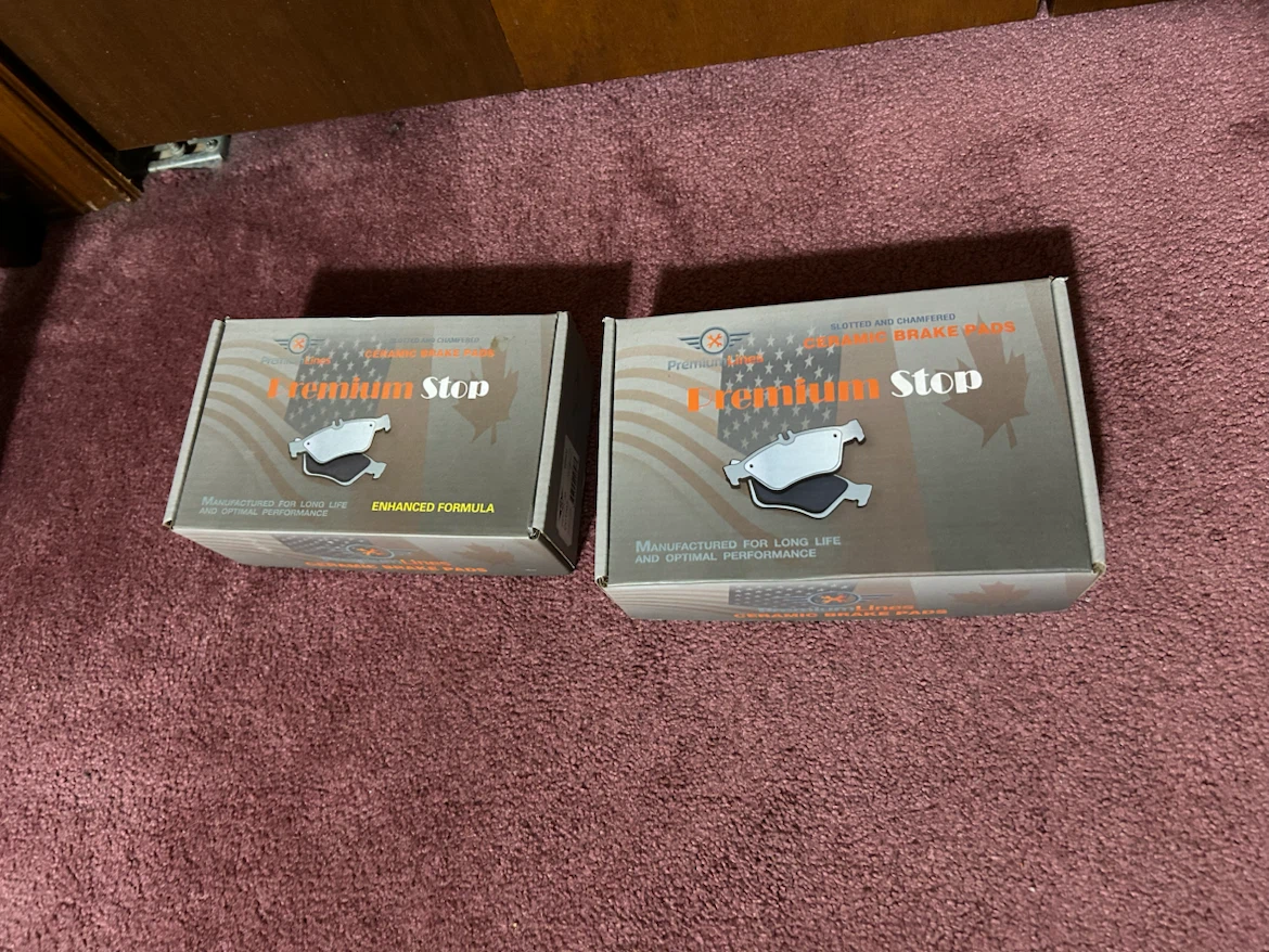 Premium Stop Ceramic Brake Pads (2 Sets)