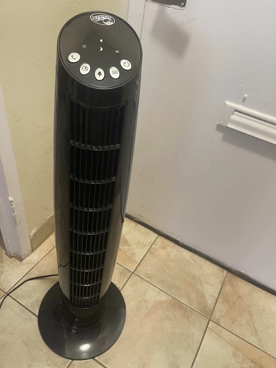 Hampton Bay Black Tower Fan - photo 3