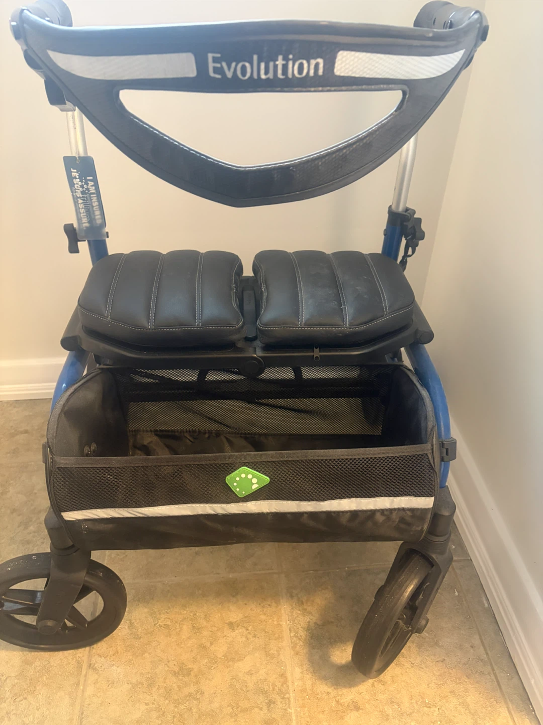 Drive Medical Blue Evolution Rollator Walker