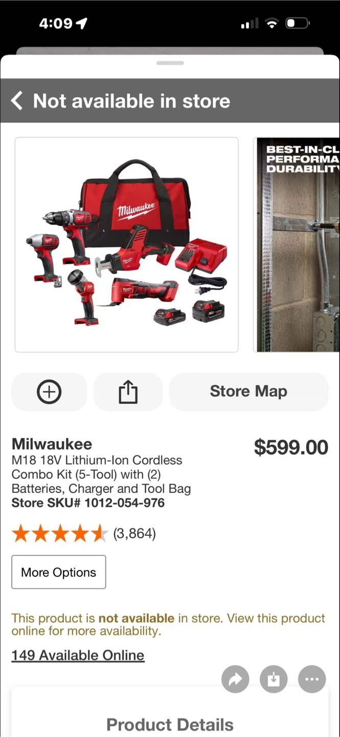 Milwaukee tools set