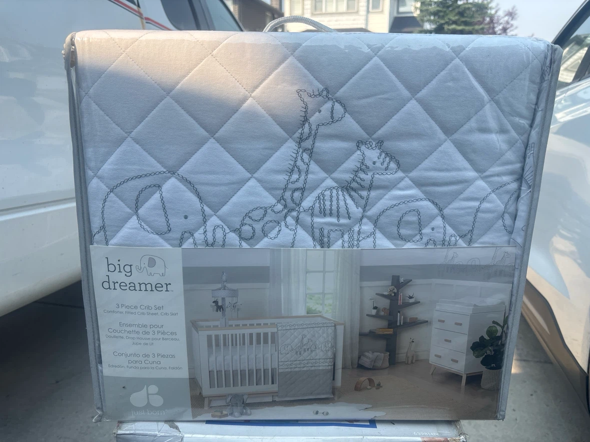 Just Born Big Dreamer 3 Piece Crib Set
