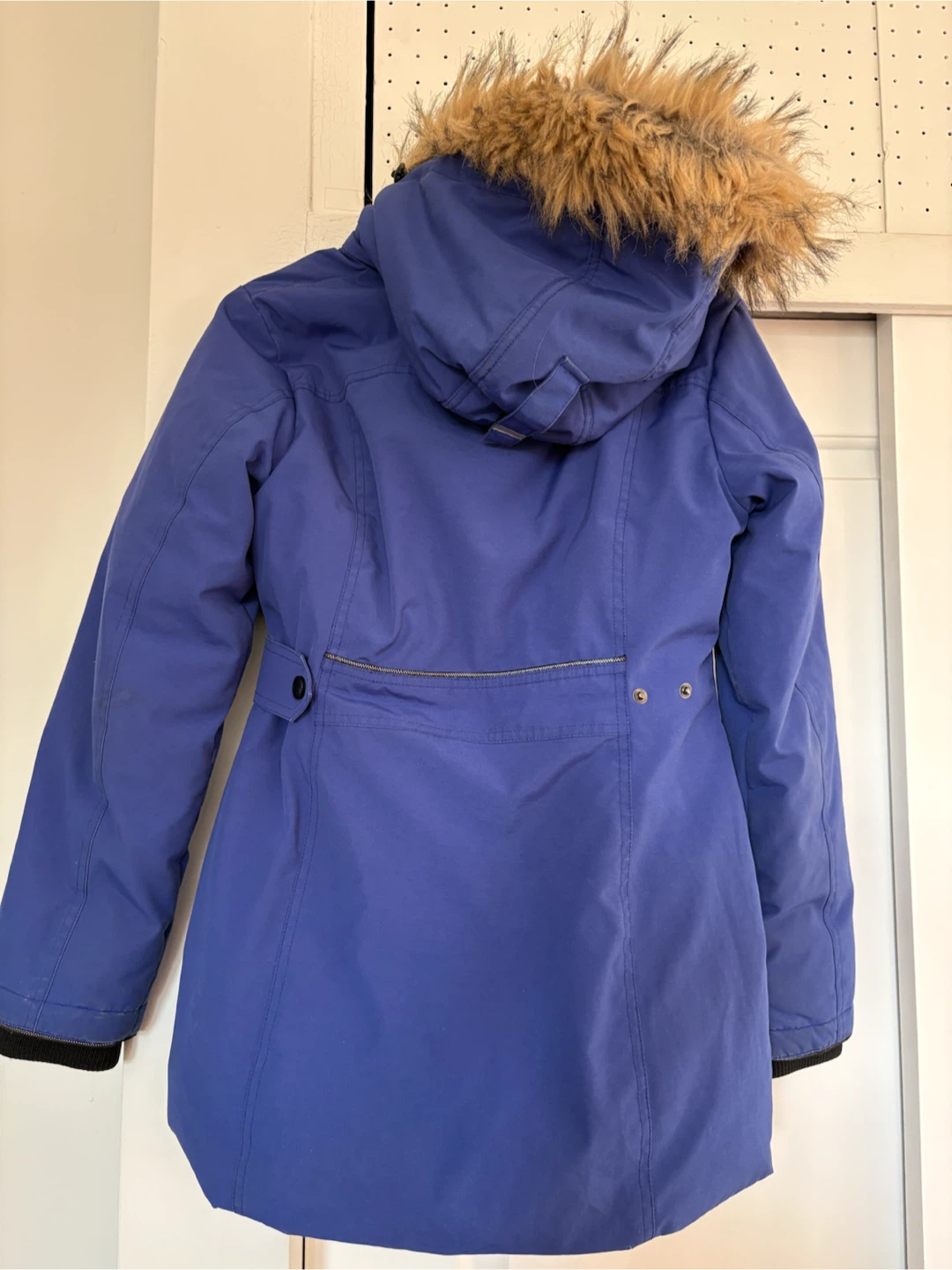Blue Winter jacket with Fur Hood - photo 2