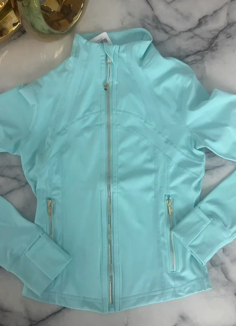Light blue Lululemon cropped define jacket - photo 2