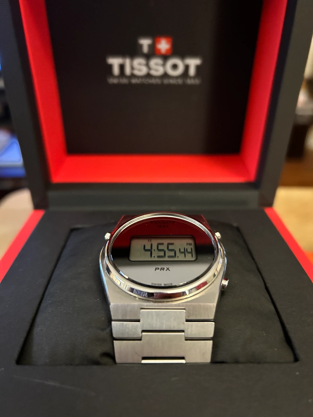 Tissot PRX Digital Watch with Box and Extra Strap