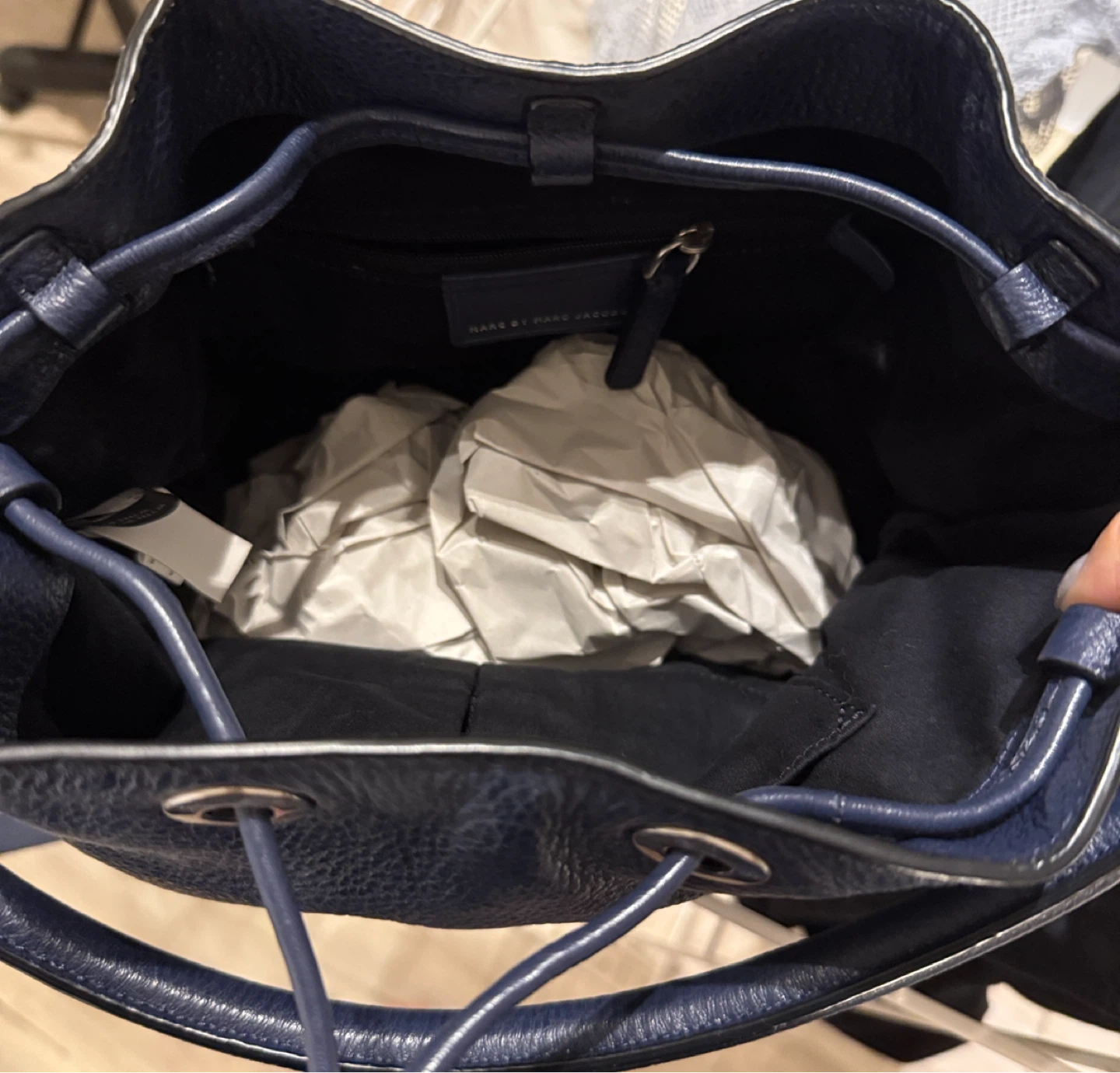 Marc by Marc Jacobs Navy Blue Shoulder Bag - photo 3