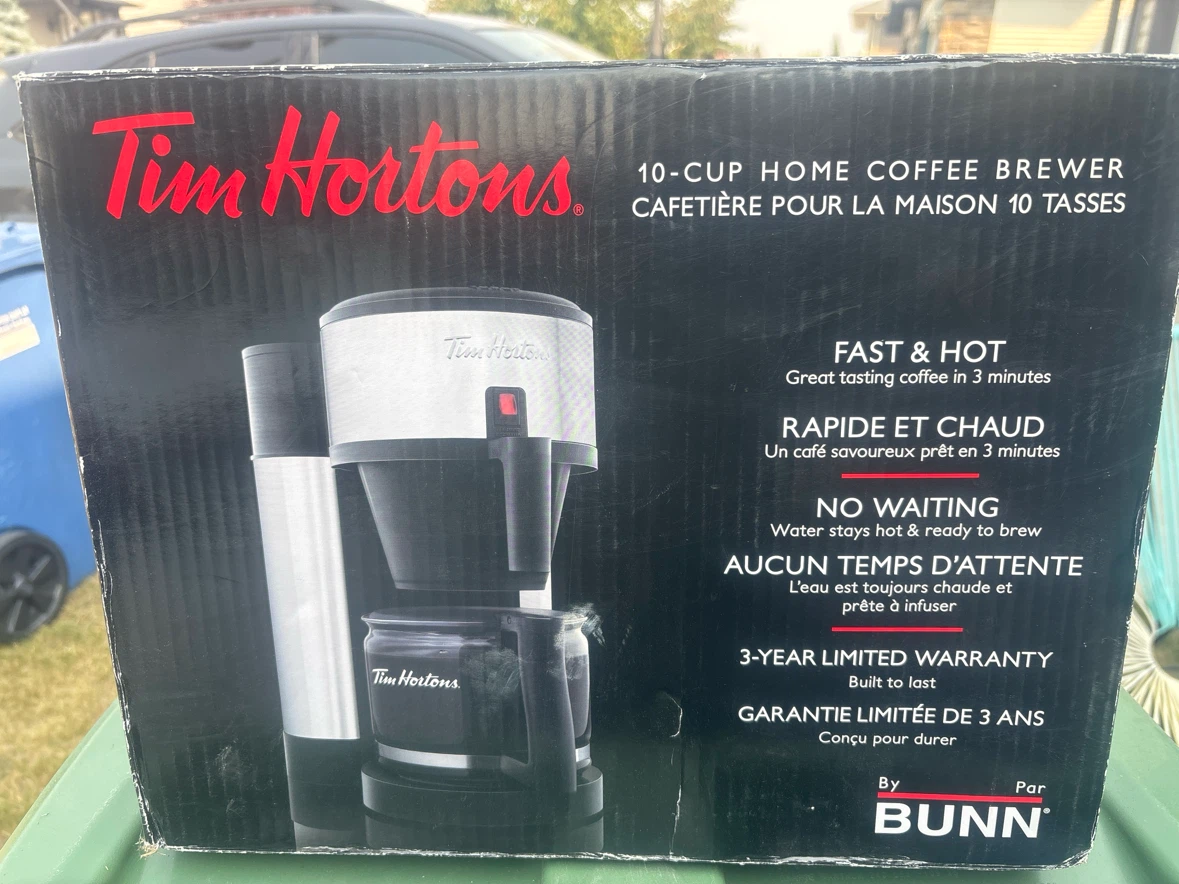 Tim Hortons 10-Cup Home Coffee Brewer by Bunn