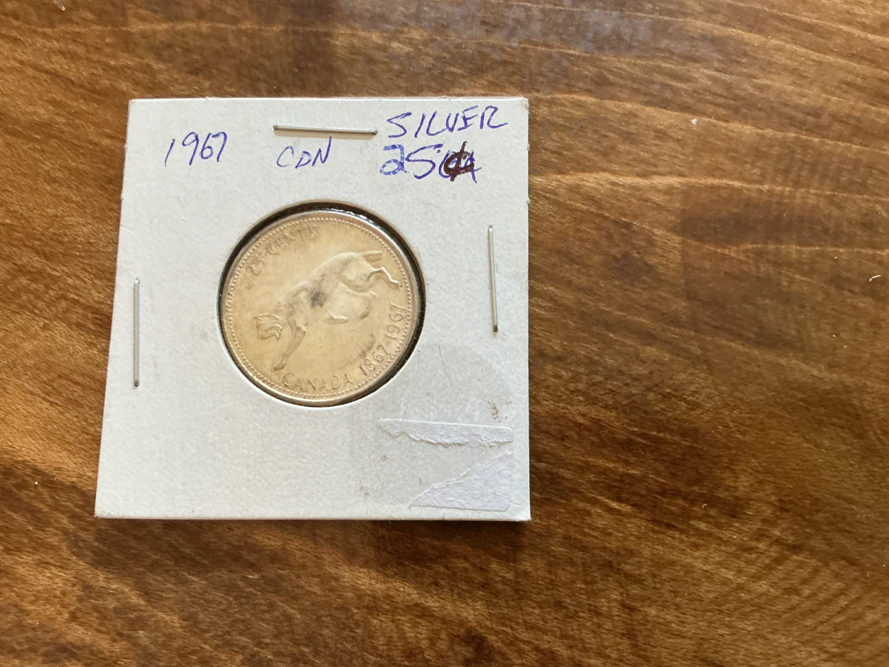 1837-1967 CANADIAN Quarter Silver, 25 cents coin, Uncirculated