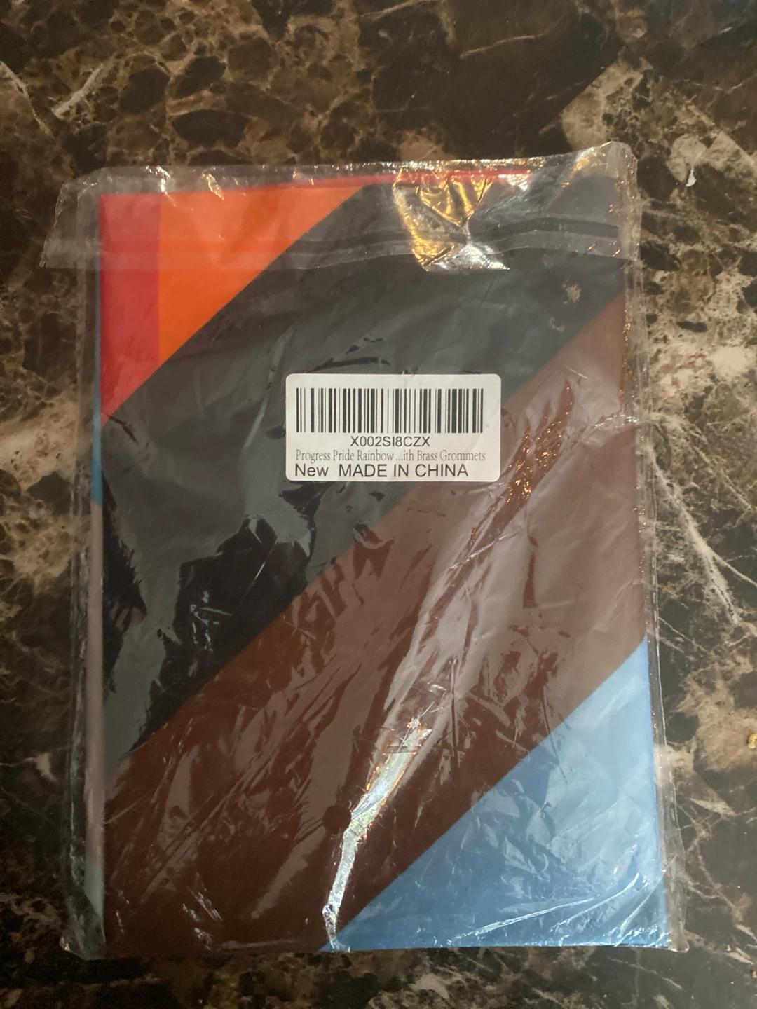Big pride flag with brass grommets