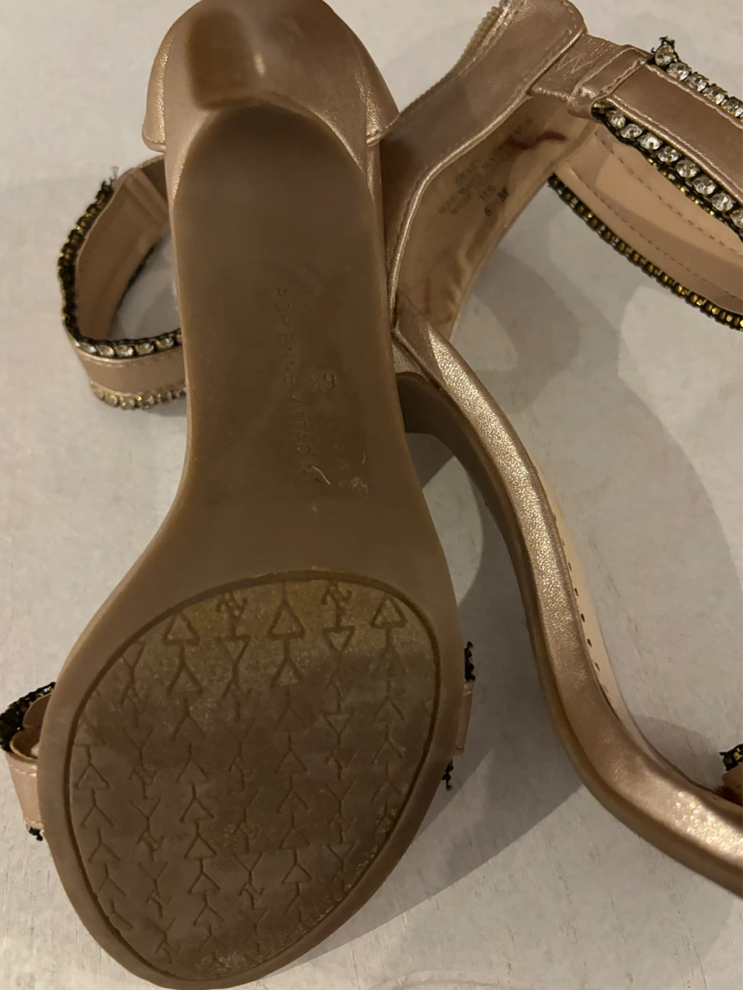 Adrienne Vittadini Embellished Heeled Sandals - photo 3