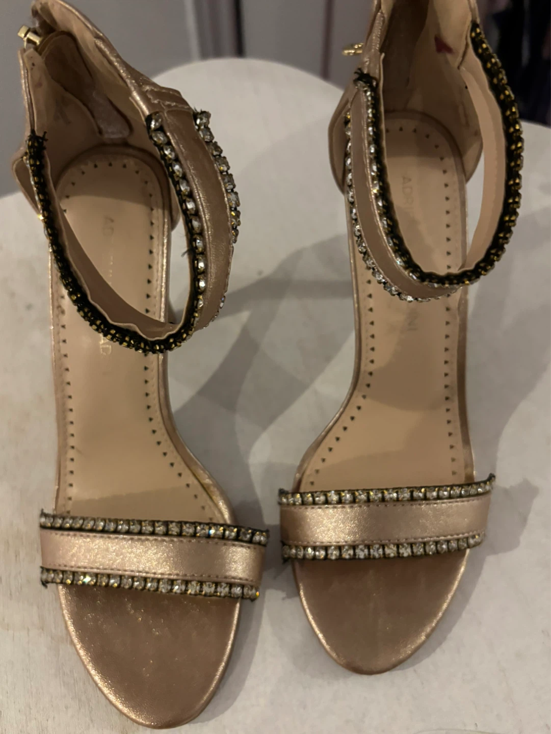 Adrienne Vittadini Embellished Heeled Sandals - photo 2