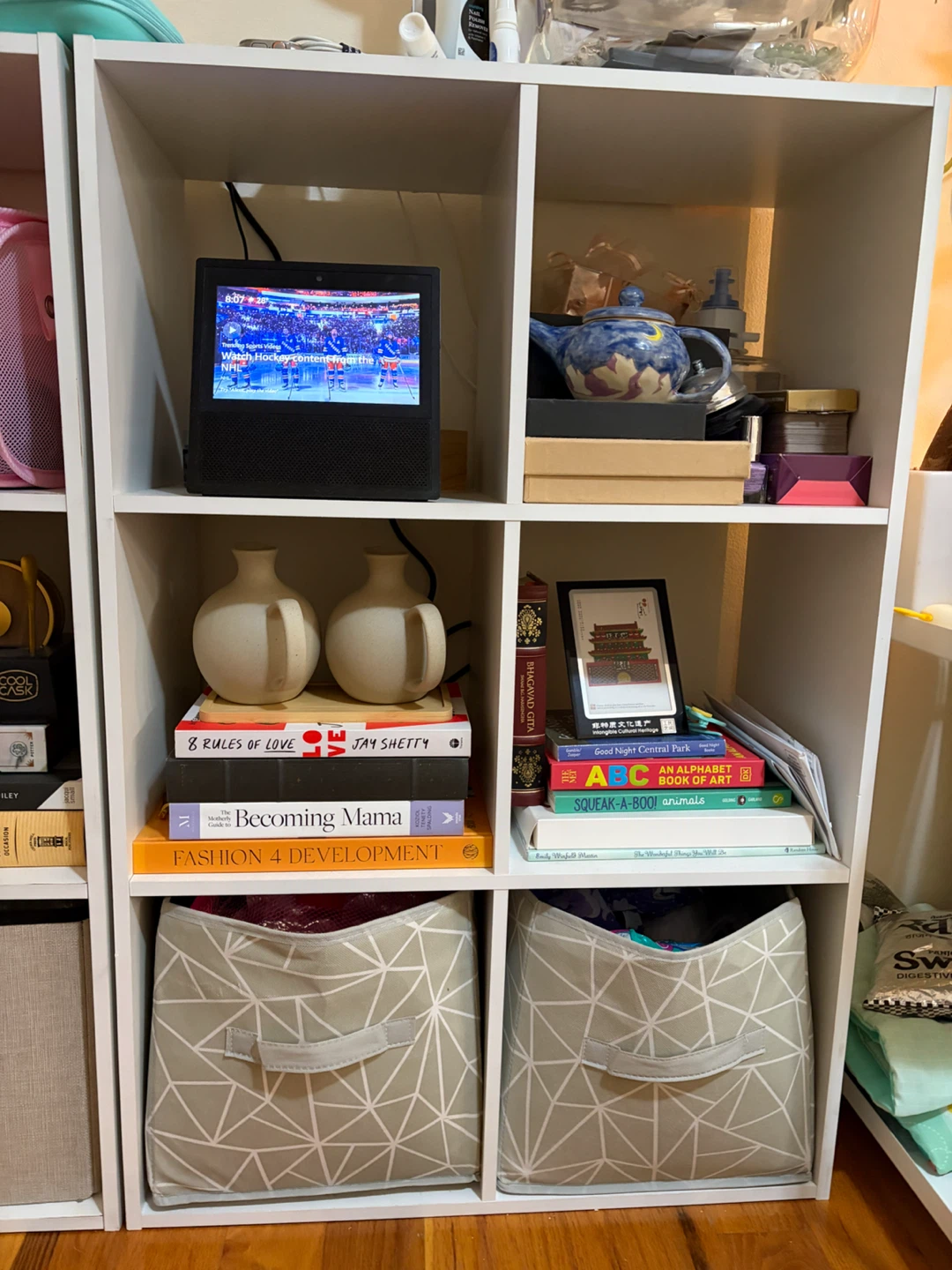 2 White Cube Storage Shelf Unit - photo 2