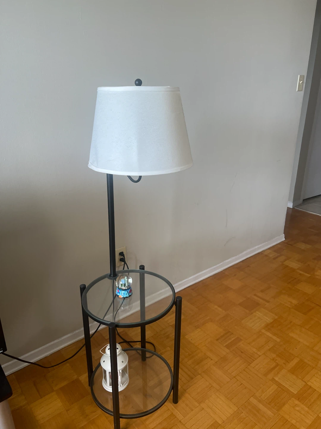 Floor Lamp with Shelves
