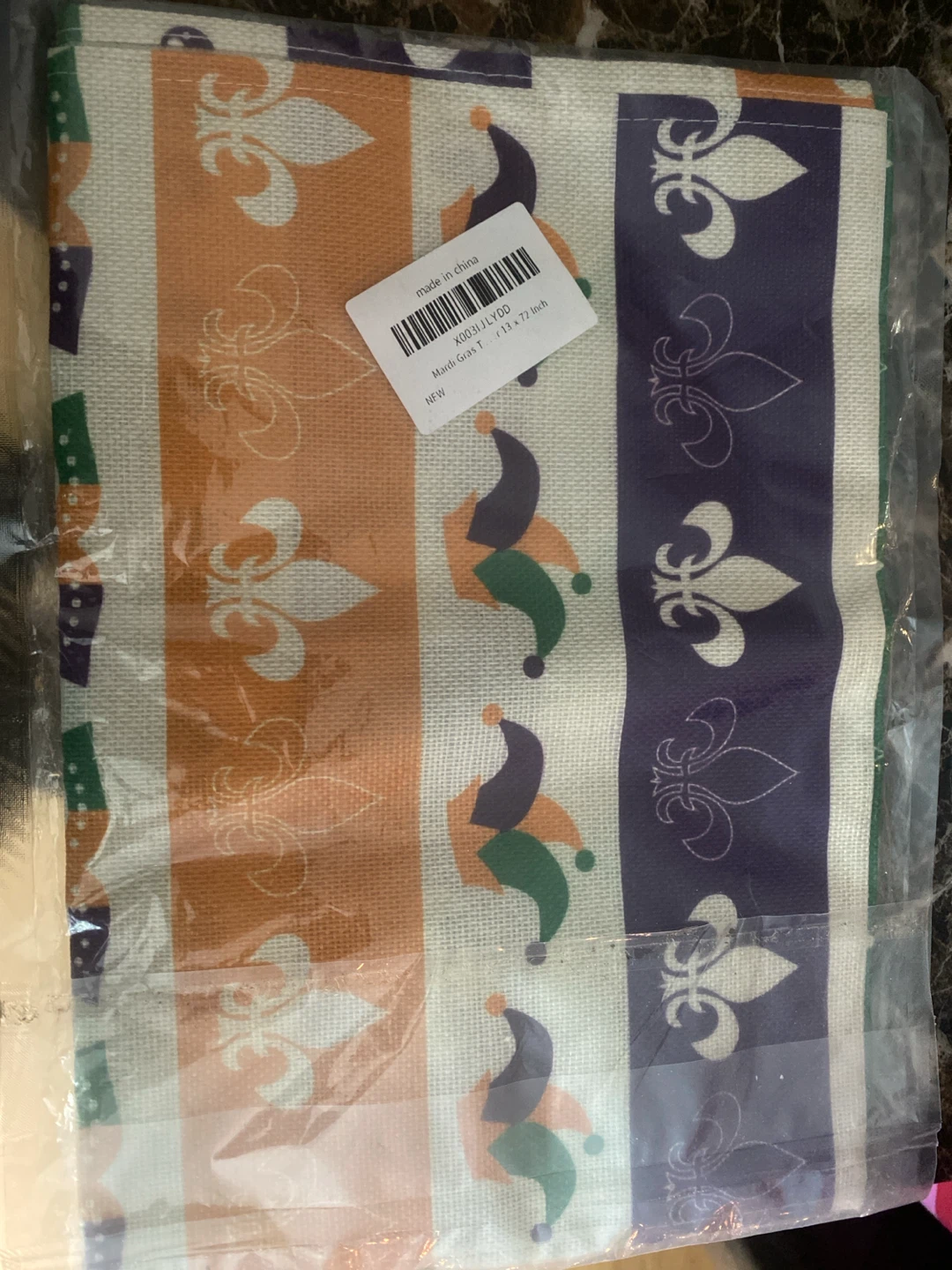 Mardi Gras Table Runner