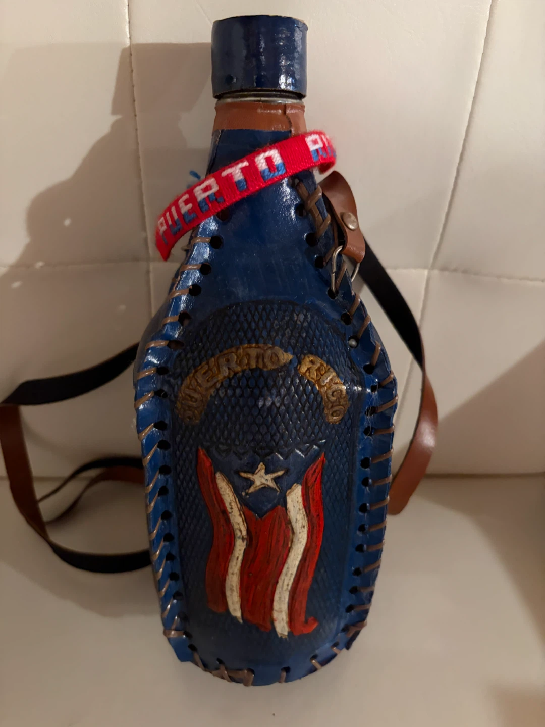 Puerto Rico Canteen with Strap