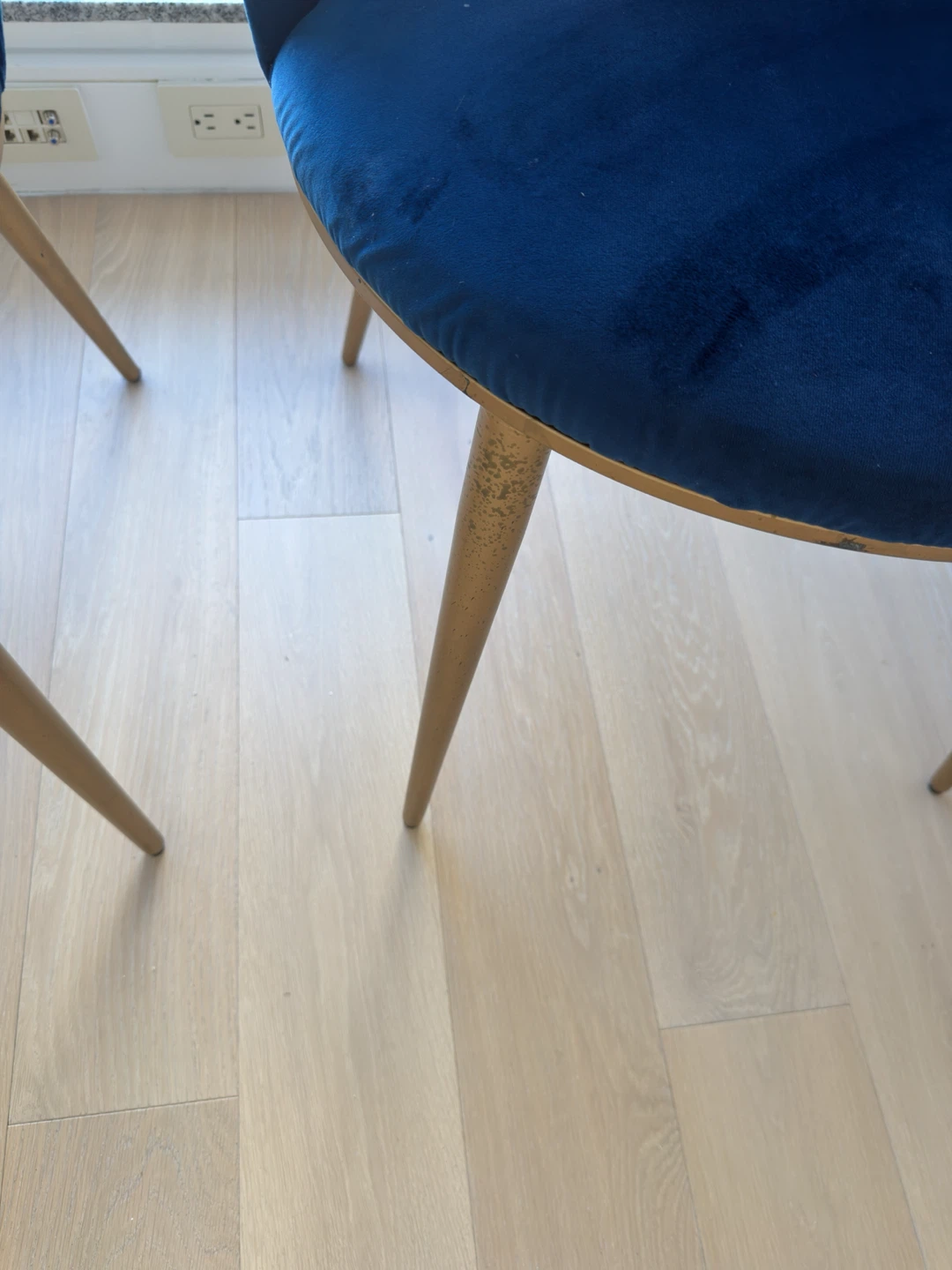 Blue Velvet Chairs (Pair of two) - photo 4