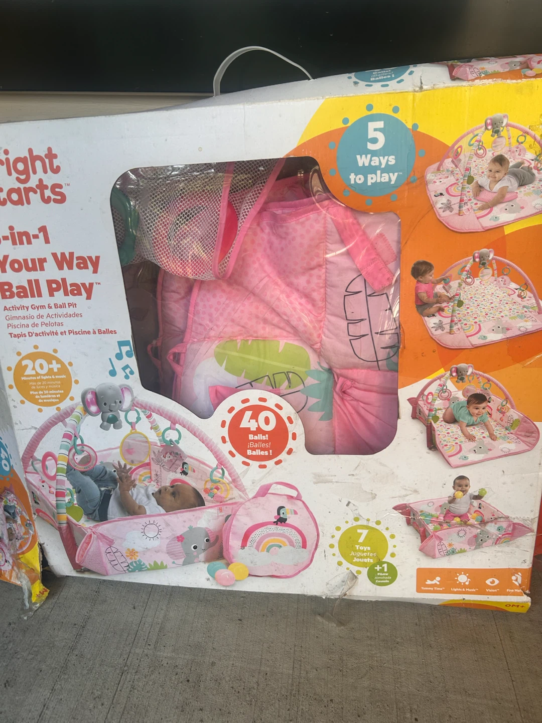 Bright Starts 5-in-1 Activity Gym & Ball Pit