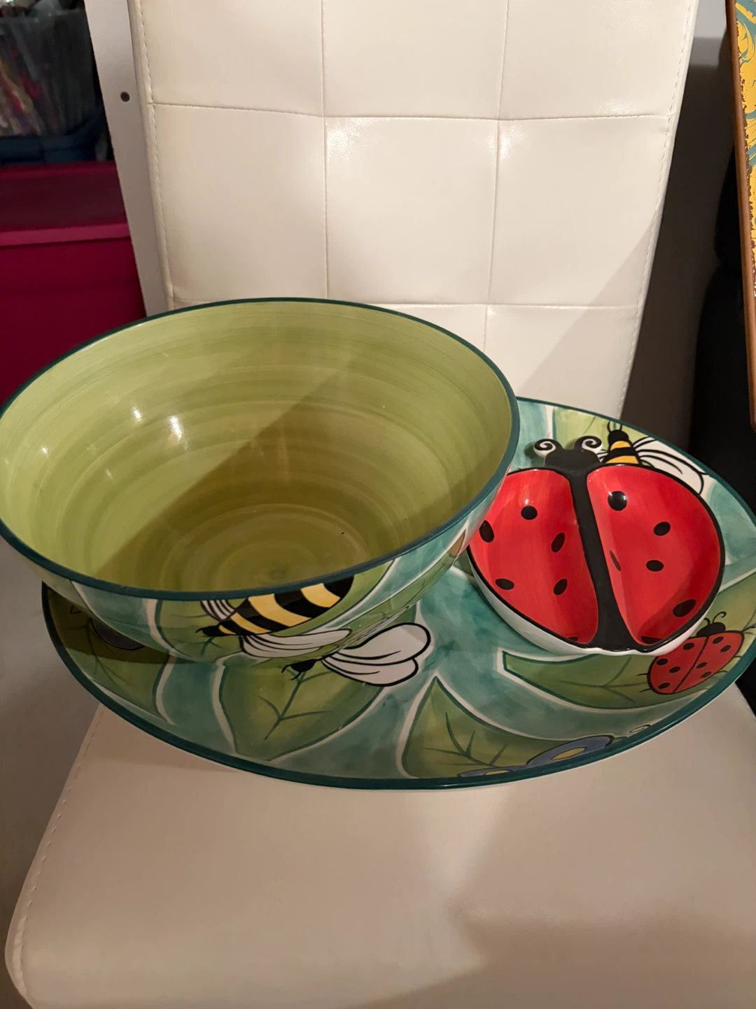 Ladybug and Bee Serving Dish Set