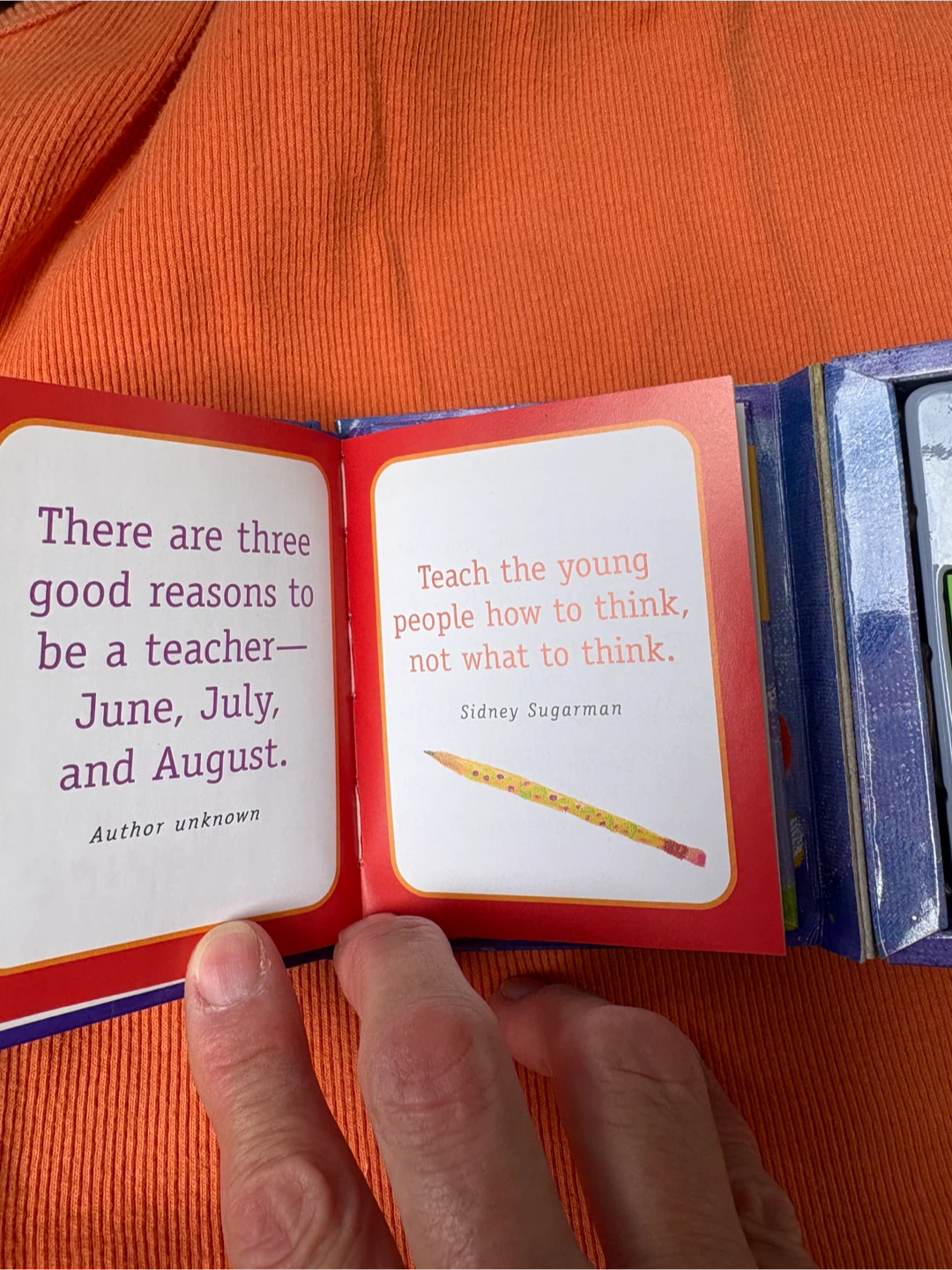TEACHERS BOOK & RUBBER STAMPS - photo 3