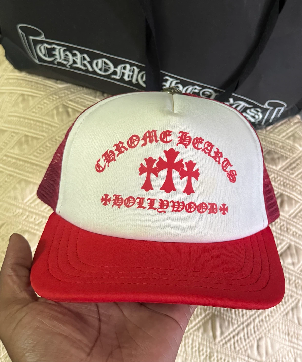 Chrome Hearts “King Taco” Trucker Hat