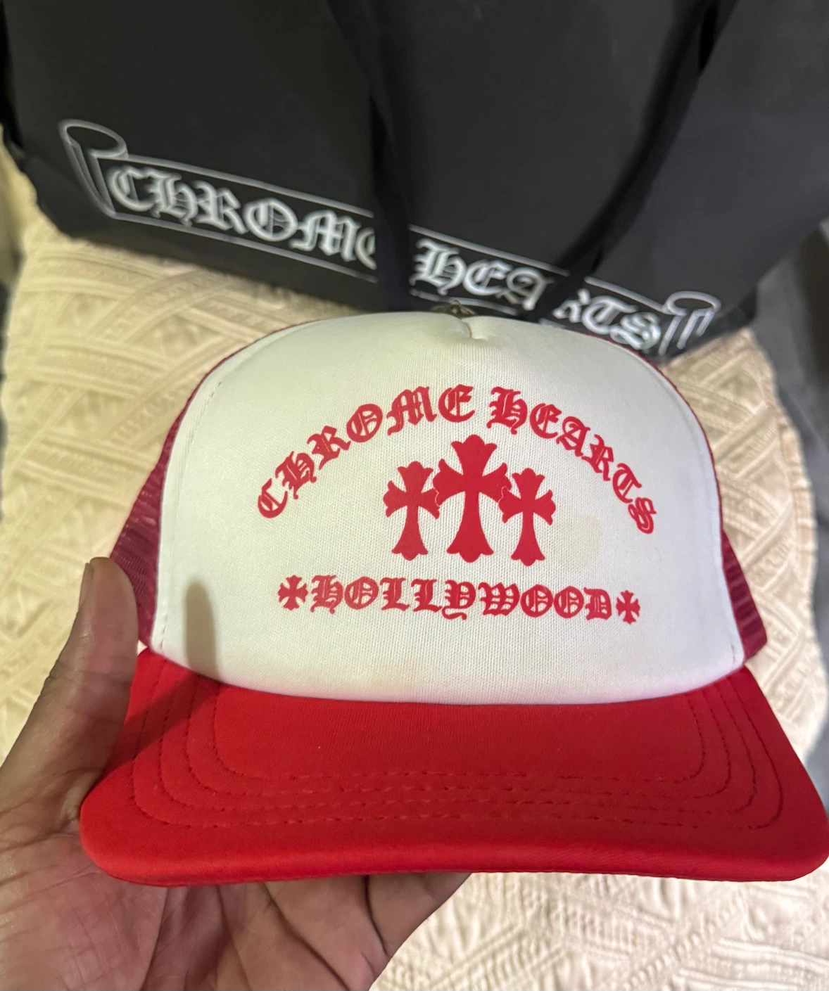 Chrome Hearts “King Taco” Trucker Hat - photo 3