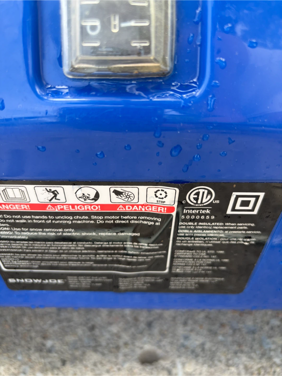 Snow Joe Electric Snow Blower - photo 5