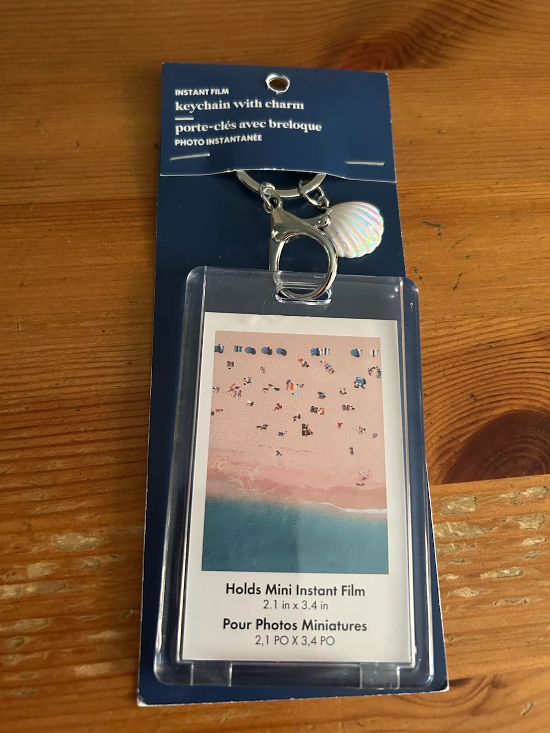 Instant Film Keychain with Charm