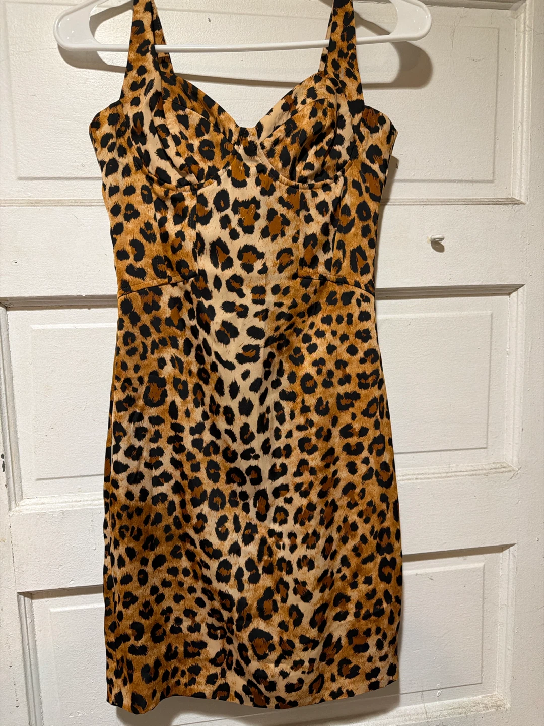 ZARA Leopard Print Mini Dress